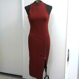 Burgundy Dress